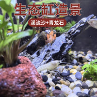 Natural River Stone and Qinglong Stone Aquarium Landscape Kit for Fish Tank Decoration