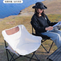 Portable Folding Moon Chair for Outdoor Camping Fishing Picnic