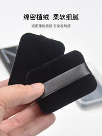 Makeup Powder Puff for 10g Compact Powder, Double-Sided Flocked Setting Powder Puff