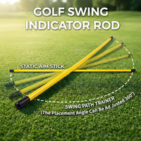 SEEKFUNS Golf Alignment Stick Fiberglass Training Aid for Swing Practice