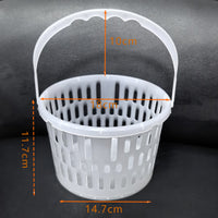 Orchard Fruit Picking Baskets with Handle and Lid for Cherries & Strawberries, 1-2 lb Capacity
