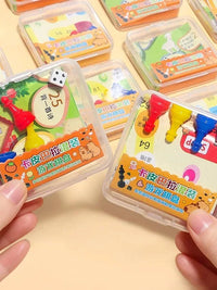 Kids' Capybara Adventure Board Game Set - Educational Flying Chess Treasure Hunt for Preschoolers