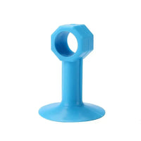Door Stopper Silicone Wall Protector - No-Drill Silent Door Handle Bumper for Home & Bathroom Glass Doors