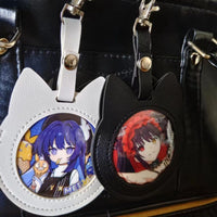 Cat-shaped Badge Holder Display Bag for Anime Pins and Brooches