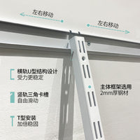 Metas 2m Open Wardrobe System for Small Apartments, Walk-in Closet Storage