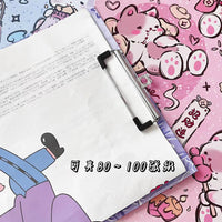 A4 Cat-Themed Clipboard with Multifunctional Writing Pad for Students
