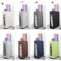 Foldable Oxford Fabric Storage Bin with Wheels for Yoga Mats and Sundries