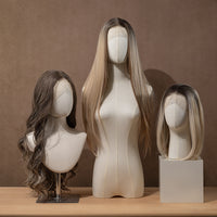 Mannequin Head for Wig, Hat, Scarf, and Jewelry Display