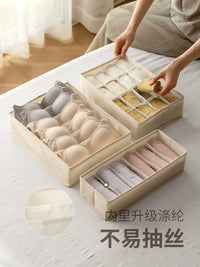 Drawer Underwear Organizer with Dividers for Bras, Underpants, and Socks