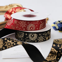 2.5cm Hot Stamping Ribbon for DIY Crafts and Decorations