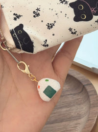 Mini Sushi Food Keychain Japanese Style Hand-rolled Sushi Pendant Bag Charm Earphone Charm Exquisite Gift