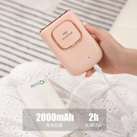 Portable USB Rechargeable Mini Fan with Lanyard for Desk, Waist, or Neck