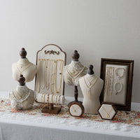 Jewelry Display Mannequin Bust for Necklaces, Earrings, and Bracelets