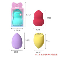 Gourd, Teardrop, or Beveled Makeup Sponge Blender, Soft, Wet/Dry Use, Does Not Absorb Powder, Boxed