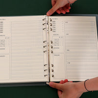 Loose-Leaf Error Correction Notebook with 9-Subject Dividers for Students