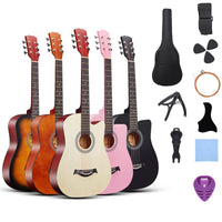 38-Inch Acoustic Guitar Practice Kit with Accessories