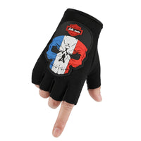 Men's Summer Motorcycle Cycling Gloves Anti-Slip Breathable Half Finger Racing Gloves