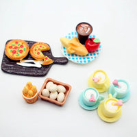 Dollhouse Miniature Breakfast Set for OB11 Models