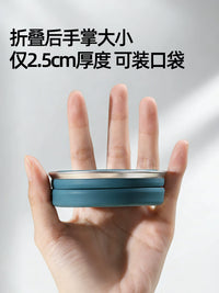 Collapsible Silicone Travel Cup - Portable Folding Mug for Outdoor & Camping