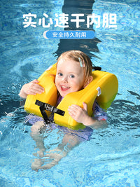Baby Non-Inflatable Swimming Ring for 3-6 Year Olds, Anti-Flip Shoulder Float