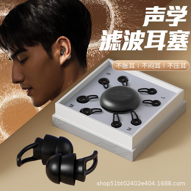 Noise Cancelling Earplugs for Sleep, Snoring, and Study with Filter Barrier