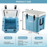 Rotomolded 45-65 Quart Outdoor Camping Cooler for Fishing and Car Travel