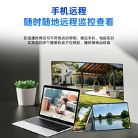 Outdoor Wireless Security Camera with Night Vision and Two-Way Audio for Home and Business