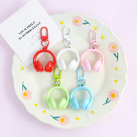 3D Headphone Keychain Charm for Bags and DIY Crafts