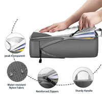 Foldable Waterproof TPU Travel Storage Bags Set for Luggage Organization