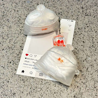Goldfish Trash Bag Design Silicone Case for Apple AirPods 1/2/3/Pro/Pro 2/4 with Pendant