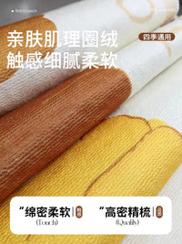 Bay Window Mat Plush Machine Washable Tatami Floor Cushion for Kids Room Bedroom