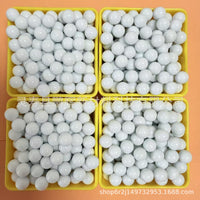 White Porcelain Marbles for Vending and Claw Machines, 12-16mm
