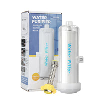 Shower Head Water Filter for Home Bathroom, Tap Water Purifier for Hot Water Heaters, Easy Installation