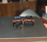 1/64 Scale Miniature Gaming Desk Model Set