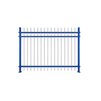 Zinc Steel Garden Fence Panel for Villas and Outdoor Yards