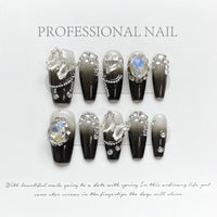Handmade Press-On Nails, Reusable Artificial Nail Tips in Various Styles