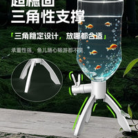 Desktop Aquarium Stand for Small Ecological Fish Tanks - 2024 New Bottom Filter Design for Goldfish & Betta