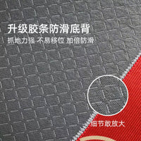 Chinese New Year 2026 Year of the Horse Entrance Mat with Non-Slip Silicone Backing