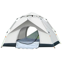 Automatic Pop-Up Camping Tent, UV Protection, Waterproof, Portable for Outdoor Overnight & Park Use