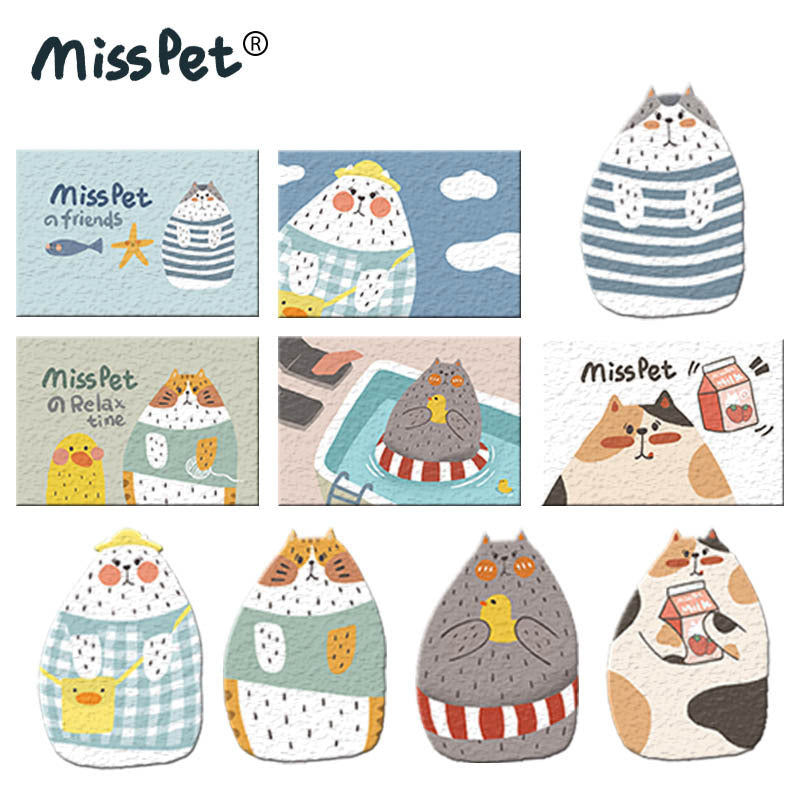 MISSPET Cat Litter Mat Trapper Pad for Litter Boxes