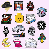 242 Series Metal Brooch Pin Set for Apparel and Accessories