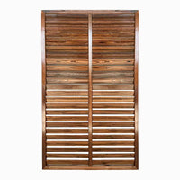 Outdoor Wood Garden Fence Panel for Patio Balcony Privacy Screen