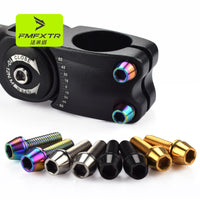 Titanium Alloy Stem Bolts M5 M6x20 for Bicycle Stem Disc Brake Caliper Fixing TC4 Rustproof