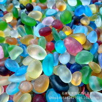 Frosted Sea Glass Pebbles for DIY Crafts and Decoration