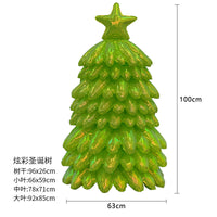 Christmas Tree Shaped Foil Balloons for Holiday Party Decoration