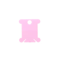 Candy Color Cross Stitch Floss Bobbins Plastic Translucent Frosted Thread Organizer Cards Winding Boards