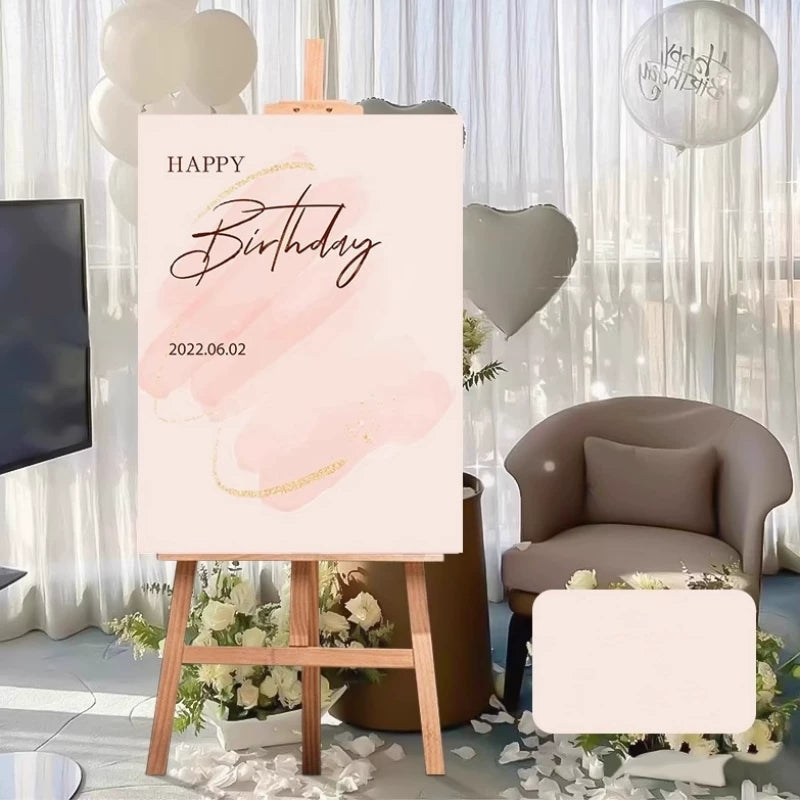 Birthday Party Welcome Sign KT Board Stand for Photo Booth & Event Decor
