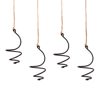 Metal Air Plant Holder, Tillandsia Display Stand, Whirlwind Shape, Hanging Planter for Soilless Plants