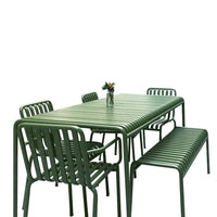 Modern Outdoor Patio Bistro Set - Wrought Iron Table and Chairs for Balcony Garden