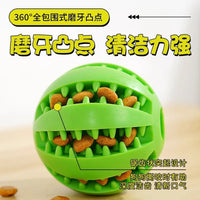Durable Rubber Dog Chew Ball for Training and Play, Teething Aid for Puppies and Small Dogs